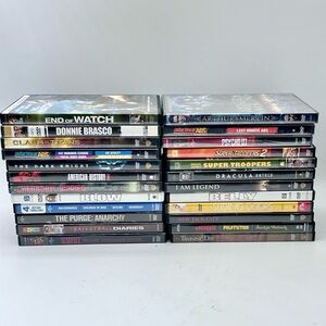 Assorted 24 DVD Movie Collection - Used and New